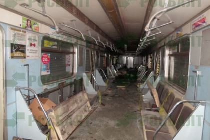 Появились фотографии взорванного в петербургском метро вагона