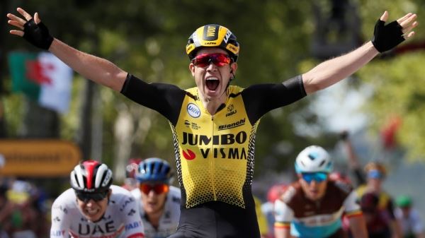 Бельгиец ван Арт победил на десятом этапе «Тур де Франс»